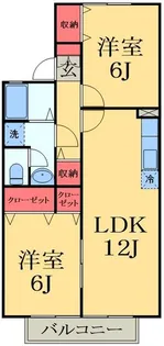 パストラル【2階】の間取り