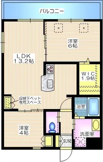 エステート東戸塚【1階】の間取り