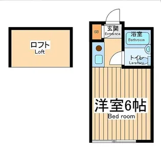 b’CASA淵野辺re-born【2階】の間取り