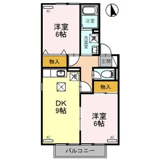 ガーラ A【1階】の間取り