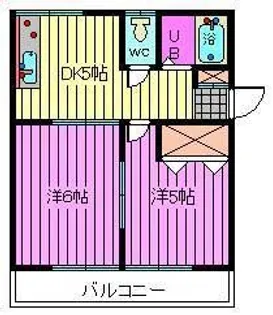コリンヌ白幡【1階】の間取り