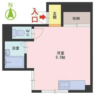 コーポ丸山【2階】の間取り