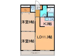 フォルテ【2階】の間取り