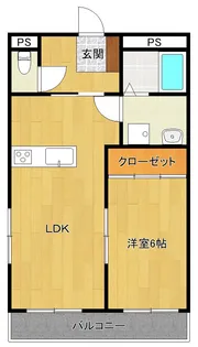 MSマンションB【2階】の間取り