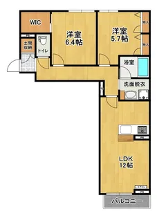 カーサ レジオ【2階】の間取り