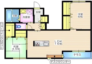 BORIKI湘南台【1階】の間取り