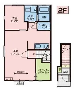 リベルタ C【2階】の間取り