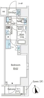 グランジット大手町【5階】の間取り