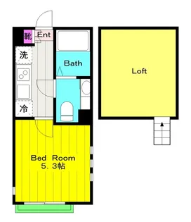 マイワン東三田【1階】の間取り