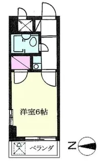 TISマンション堀之内【5階】の間取り