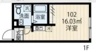フィオーネ蓮根【1階】の間取り