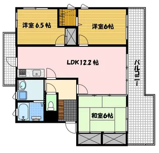 三愛ビル8【2階】の間取り