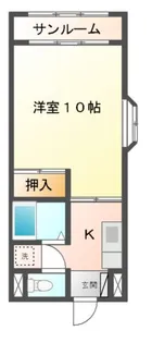 メゾン沖田【3階】の間取り