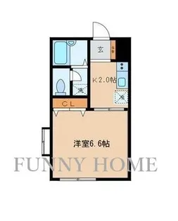 ベルグラン祖師谷【1階】の間取り