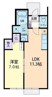 La Ciel【1階】の間取り