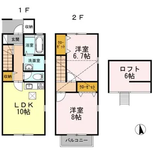 レ・アールの間取り