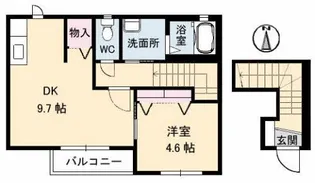 ルミエール春日【2階】の間取り