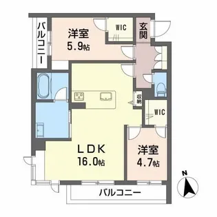 Greenage U **【2階】の間取り