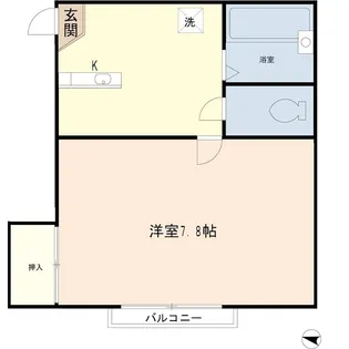 パークハイツ【1階】の間取り