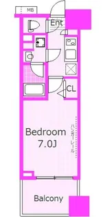 グランドガーラ横浜大口【2階】の間取り