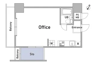 ダイアパレス根岸【8階】の間取り