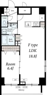 リブリ・東上野【8階】の間取り