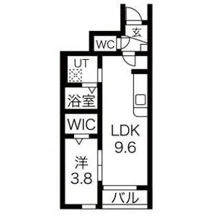 エリーゼ花巻【1階】の間取り