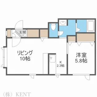 オルソ【2階】の間取り