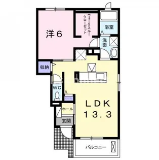 サニーレジデンス・エム【1階】の間取り