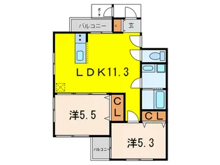 S&M【1階】の間取り