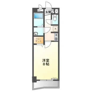 ロジュマンプラティーク【2階】の間取り