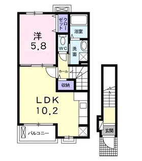 リトルグローブII【2階】の間取り