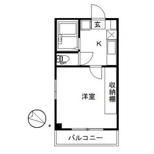 ハイツトレンディIIの間取り