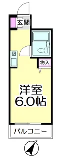 OKZAC【10階】の間取り