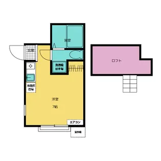 シダーハウス片倉町【1階】の間取り