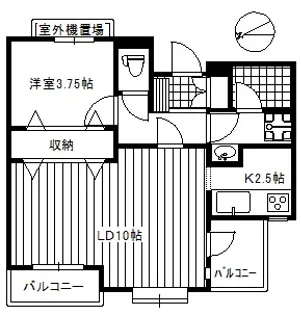 石神井公園パーク・ホームズ【1階】の間取り