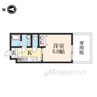 PourToujours東福寺【1階】の間取り