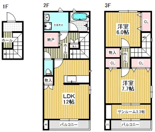 APTセレーナ【1階】の間取り