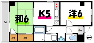 ベラルーサ13番館【3階】の間取り