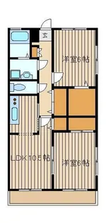 メゾンパークK【2階】の間取り