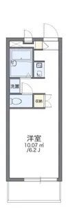 レオパレスCasaAvenue III【3階】の間取り