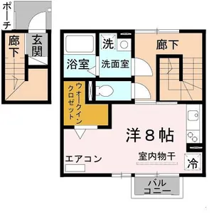 リヴァージュ【2階】の間取り