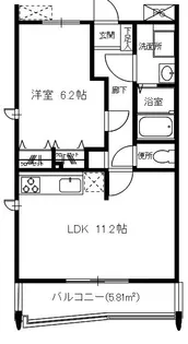 アビタシオングロリエ【2階】の間取り