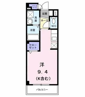 グランツフリーデ【2階】の間取り