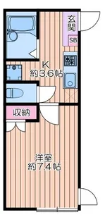 ソル・フルール【2階】の間取り