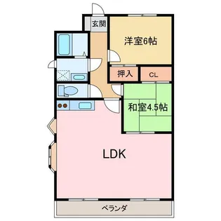 アーバンコート久保田【3階】の間取り