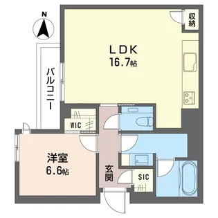 オーギュスト ルネ【2階】の間取り