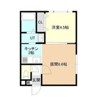 ヴィラ琴似・幸【3階】の間取り