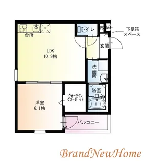 フジパレス堺大浜公園II番館【3階】の間取り
