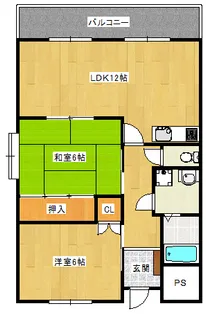 プリンスはまなす【1階】の間取り